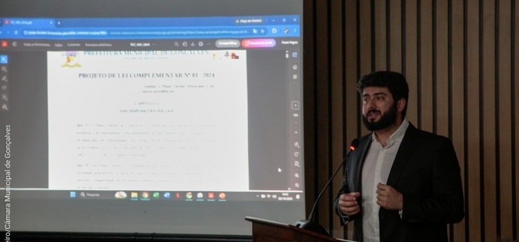 Projeto de Lei do Plano Diretor de Gonçalves é discutido em primeira audiência pública na Câmara