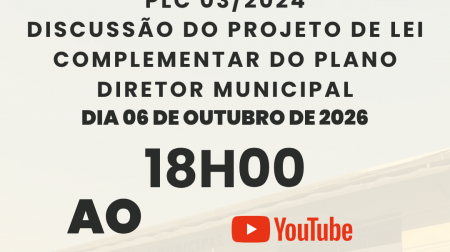 Câmara de Gonçalves realiza audiência pública sobre o Plano Diretor Municipal
