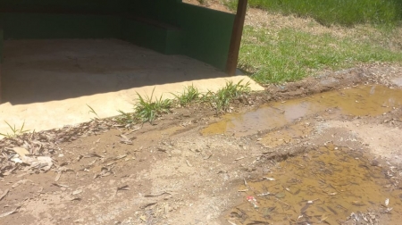 Vereador pede melhorias em ponto de ônibus na MG-173, próximo ao bairro Ozórios