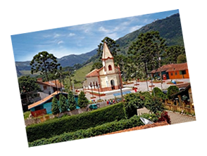 Igreja na zona rural de Gonçalves - MG